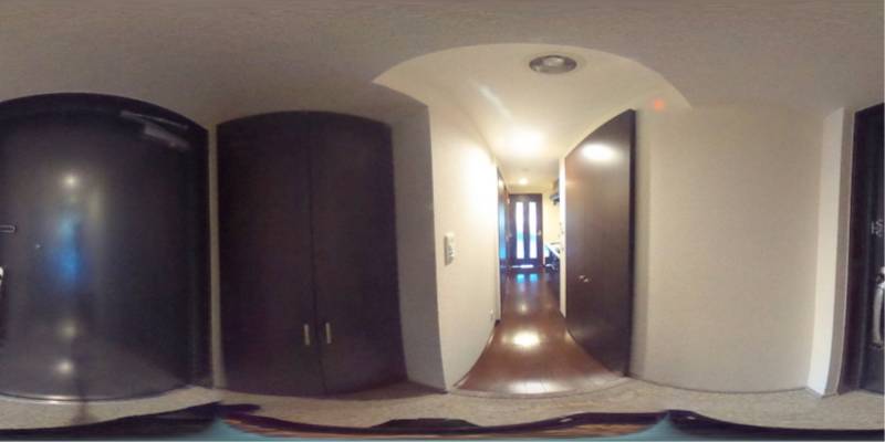 パノラマ画像玄関