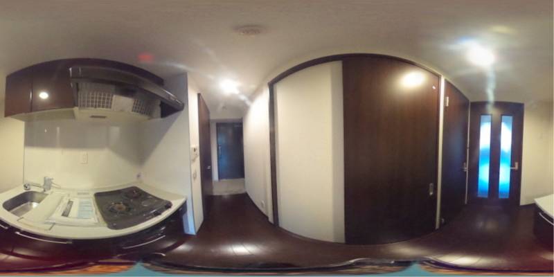 パノラマ画像キッチン