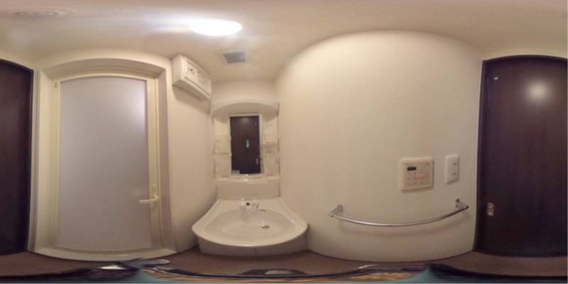 パノラマ画像洗面所