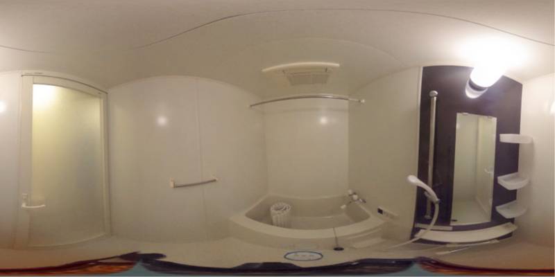 パノラマ画像バスルーム