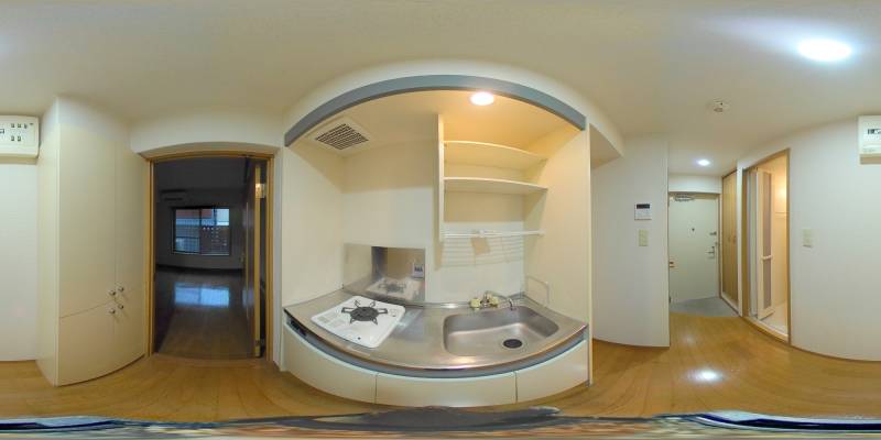 パノラマ画像キッチン