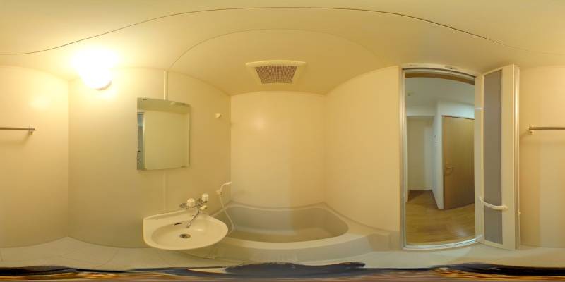 パノラマ画像バスルーム