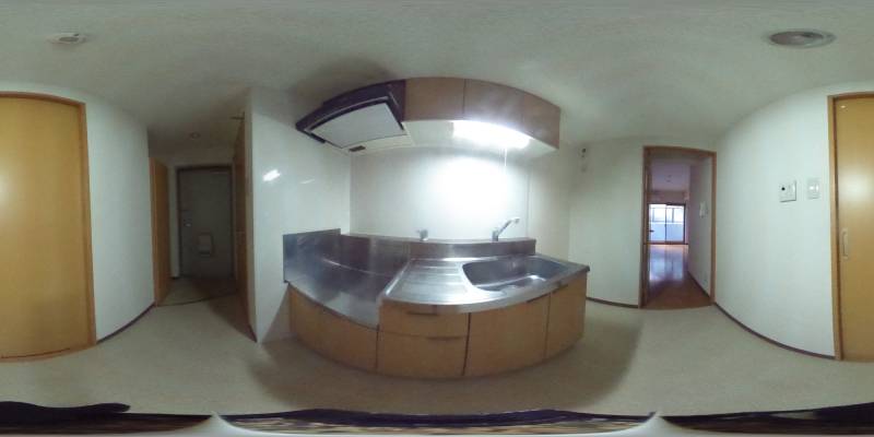 パノラマ画像キッチン