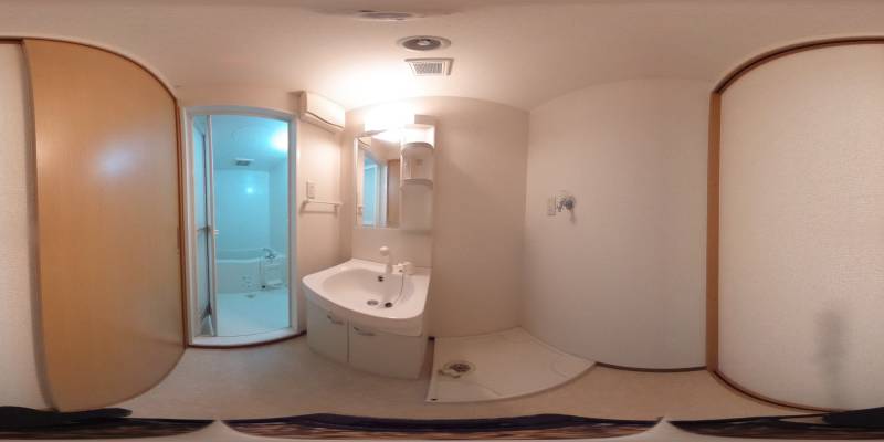 パノラマ画像洗面所