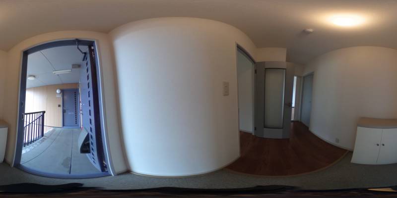 パノラマ画像玄関