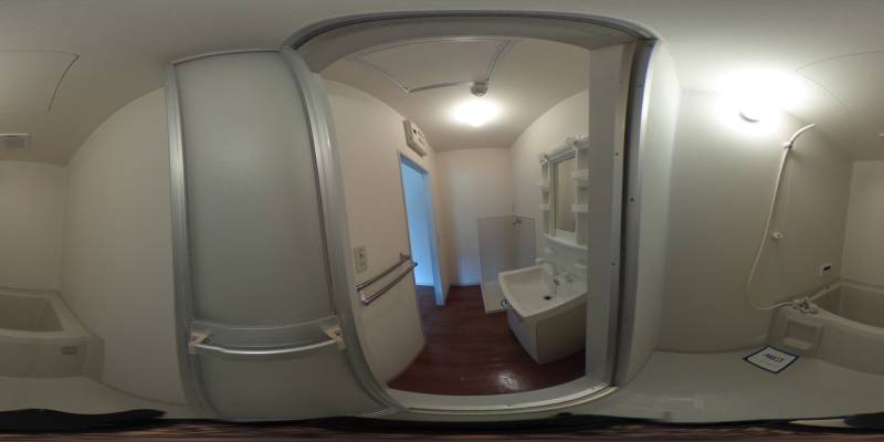 パノラマ画像バスルーム