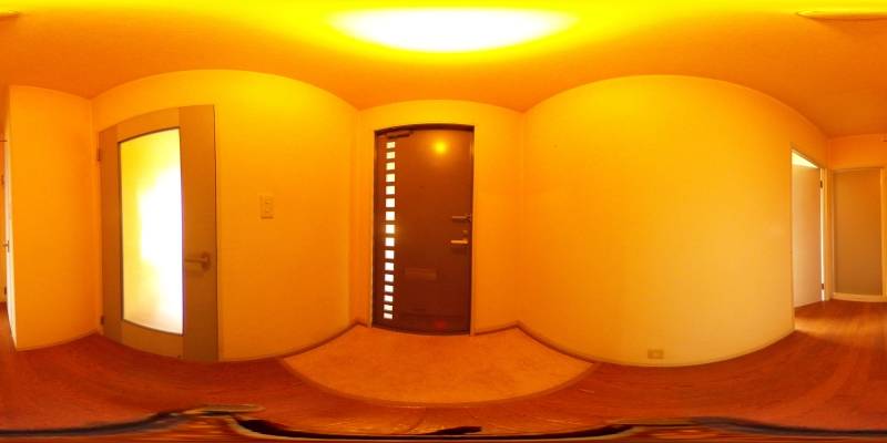 パノラマ画像玄関