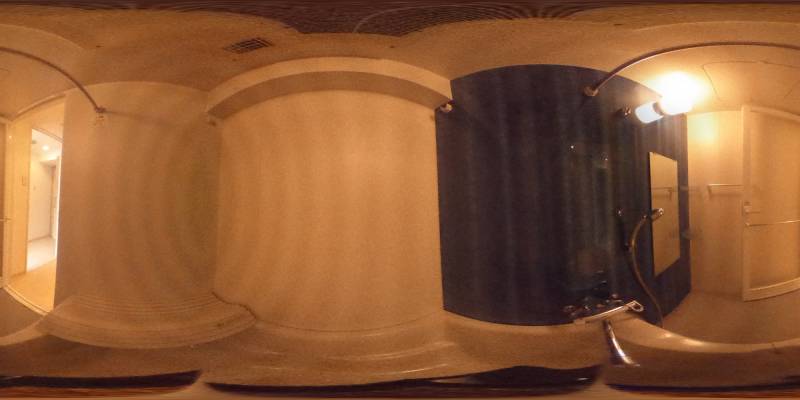 パノラマ画像バスルーム