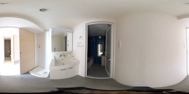 パノラマ画像洗面所