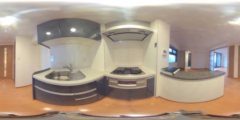パノラマ画像キッチン