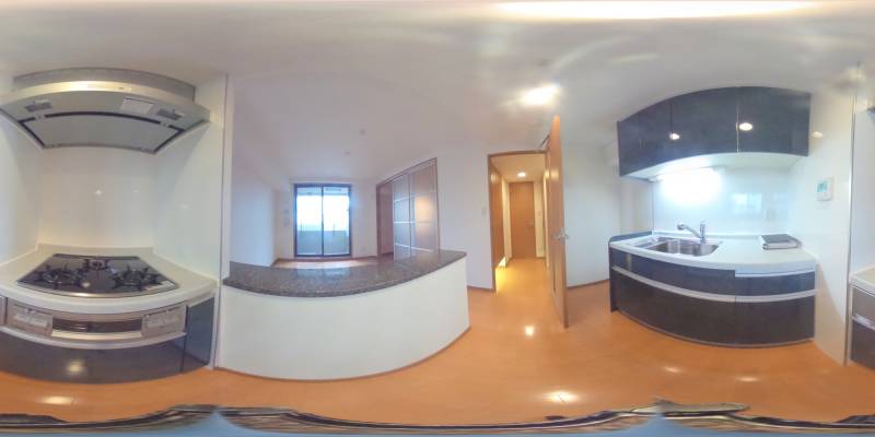 パノラマ画像キッチン