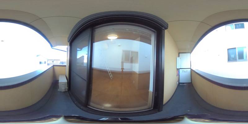 パノラマ画像バルコニー