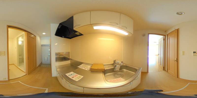 パノラマ画像キッチン