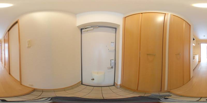 パノラマ画像玄関