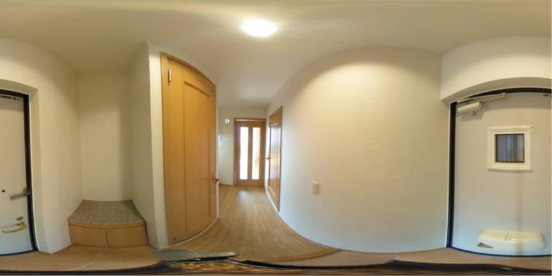 パノラマ画像玄関