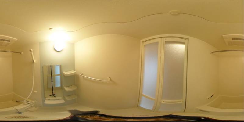 パノラマ画像バスルーム