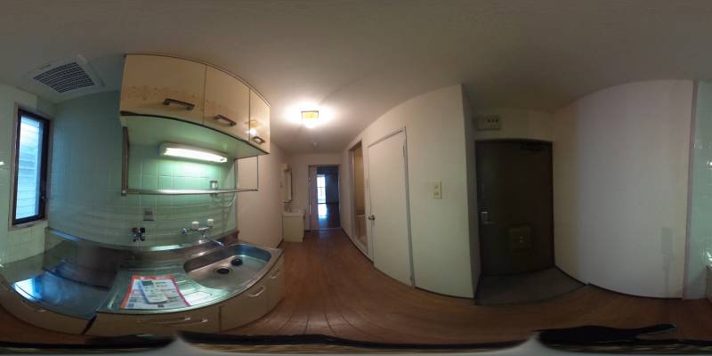 パノラマ画像キッチン