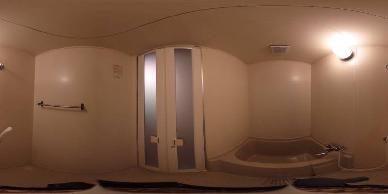 パノラマ画像バスルーム