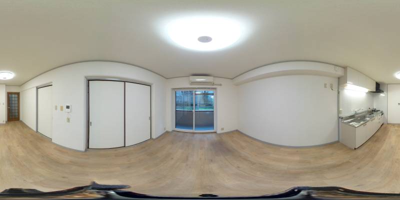 パノラマ画像リビング