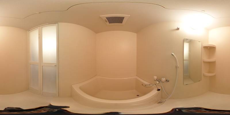 パノラマ画像バスルーム