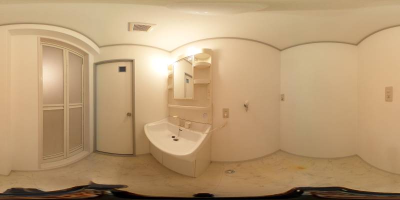 パノラマ画像洗面所