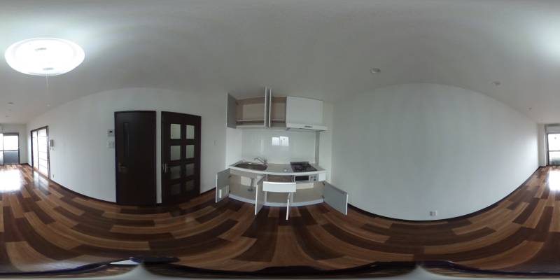 パノラマ画像キッチン