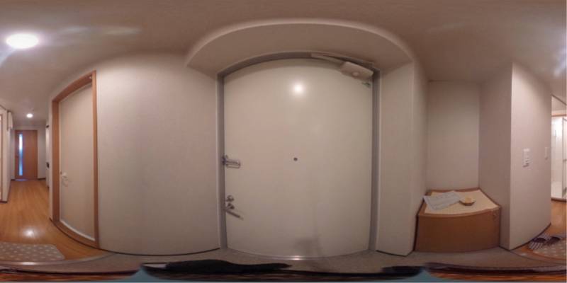 パノラマ画像玄関