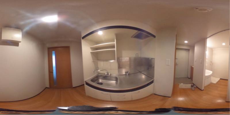 パノラマ画像キッチン