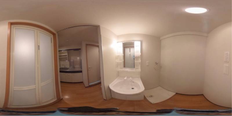 パノラマ画像洗面所