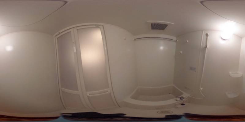 パノラマ画像バスルーム