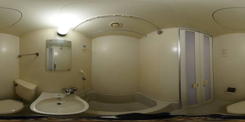 パノラマ画像バスルーム