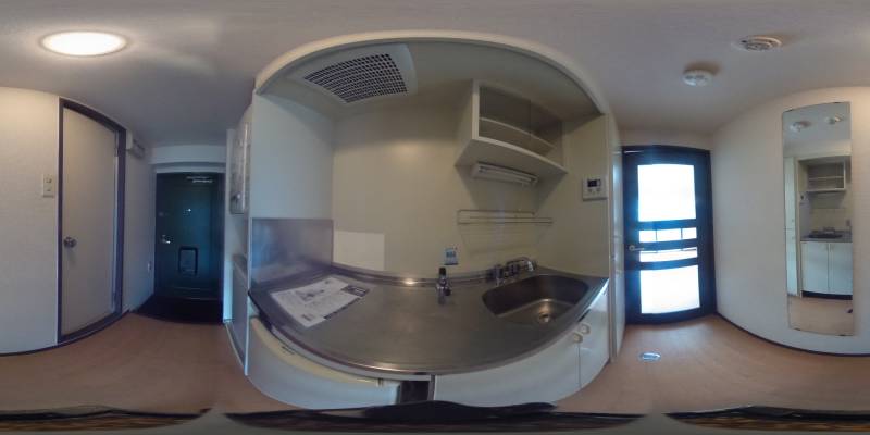 パノラマ画像キッチン