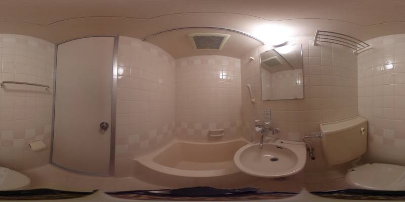 パノラマ画像バスルーム