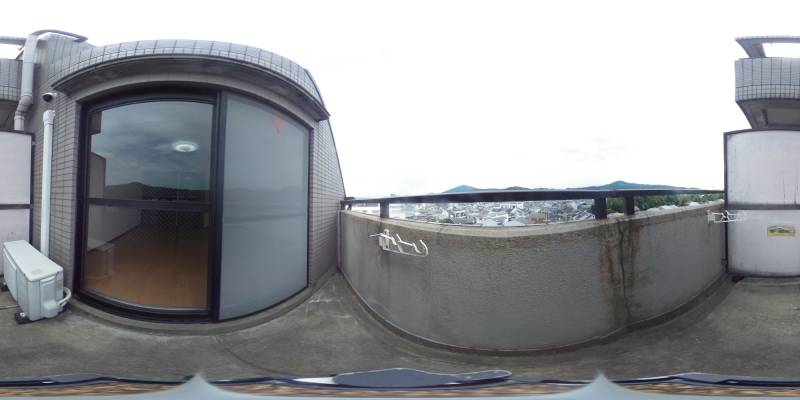 パノラマ画像バルコニー