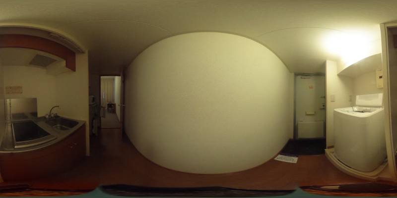 パノラマ画像キッチン