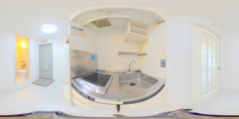 パノラマ画像キッチン