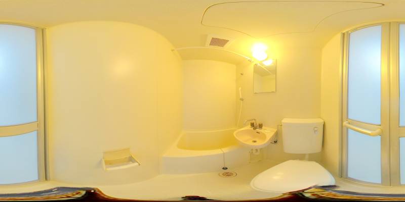 パノラマ画像バスルーム