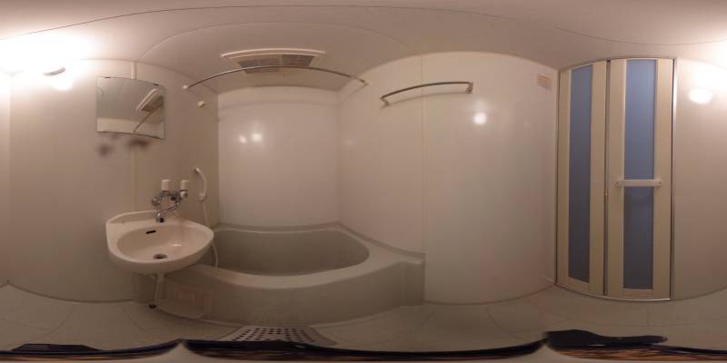 パノラマ画像バスルーム