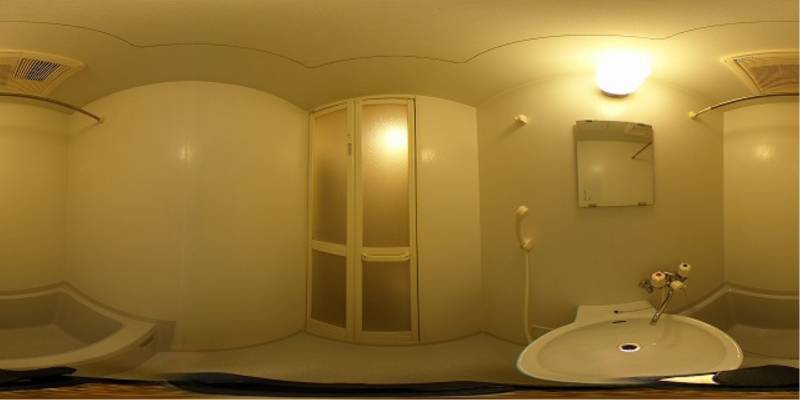 パノラマ画像バスルーム