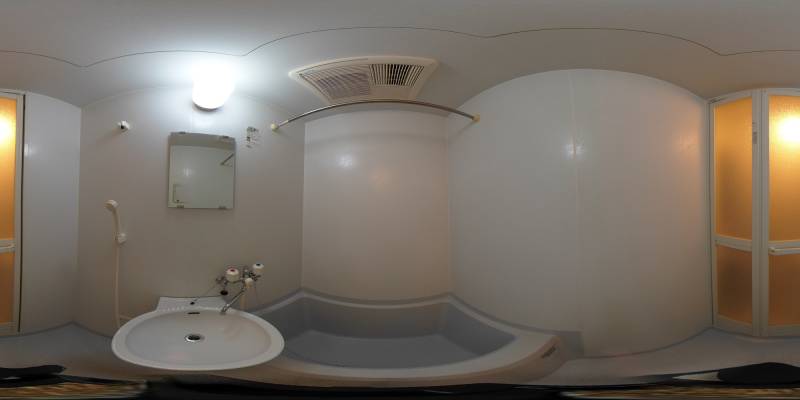 パノラマ画像バスルーム