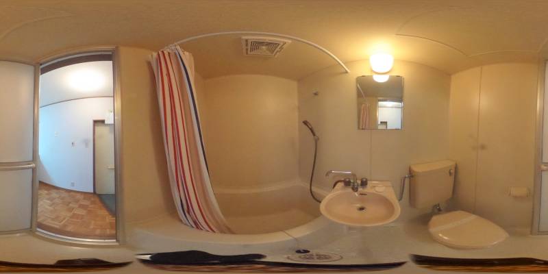 パノラマ画像バスルーム