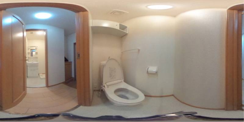 パノラマ画像トイレ