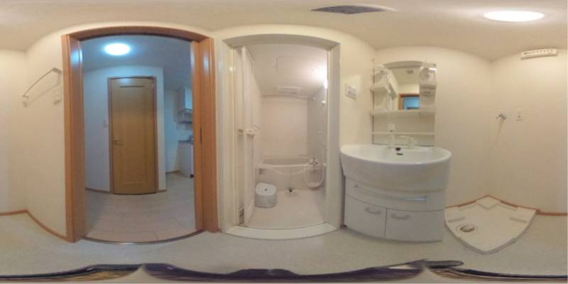 パノラマ画像バスルーム