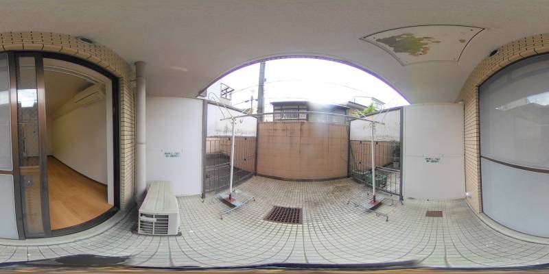 パノラマ画像バルコニー