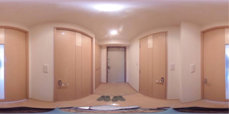 パノラマ画像玄関
