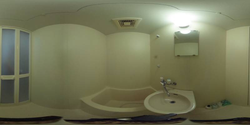 パノラマ画像バスルーム