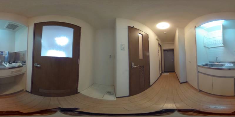 パノラマ画像キッチン