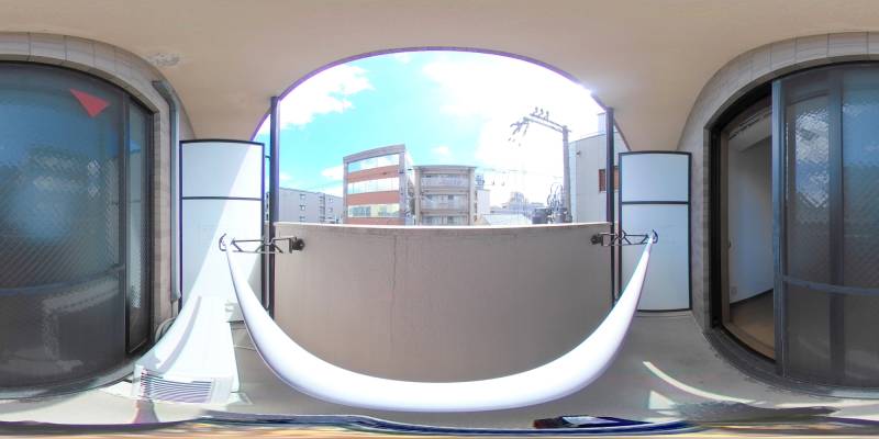 パノラマ画像バスルーム