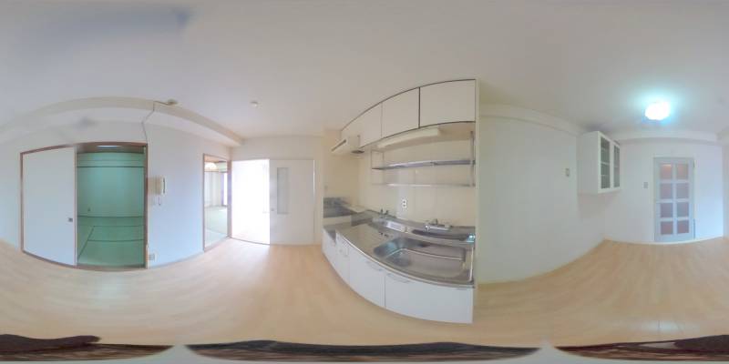 パノラマ画像キッチン