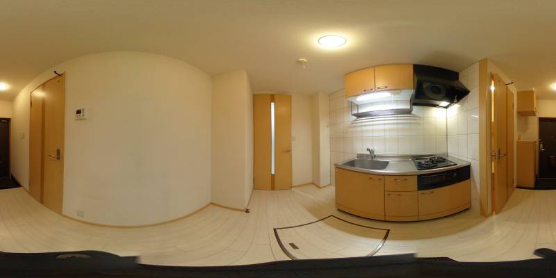 パノラマ画像キッチン